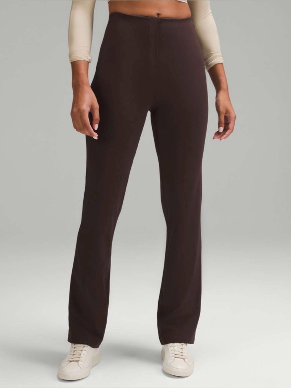 Lululemon Athletica Smooth Fit Pull-On High-Rise pants Espresso Brown Pants 10